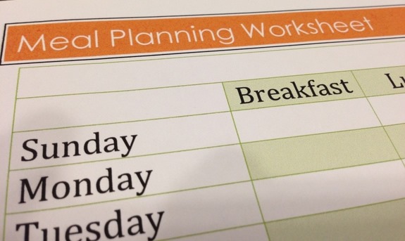 My Earth Garden Meal Planning Worksheet My Earth Garden Meal Planning Worksheet