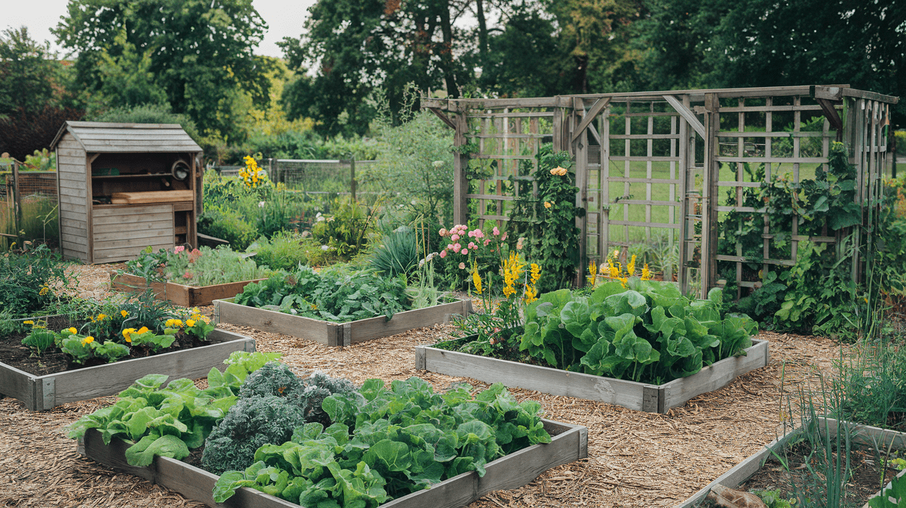 Cottage-Style-Potager-garden