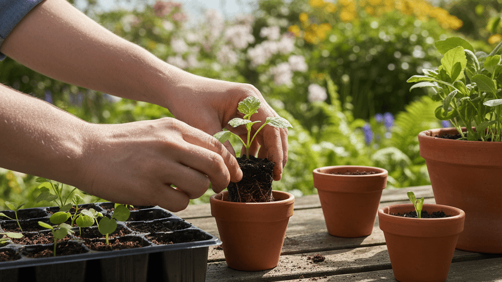 Hardening off plants