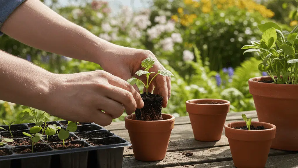 Hardening off plants