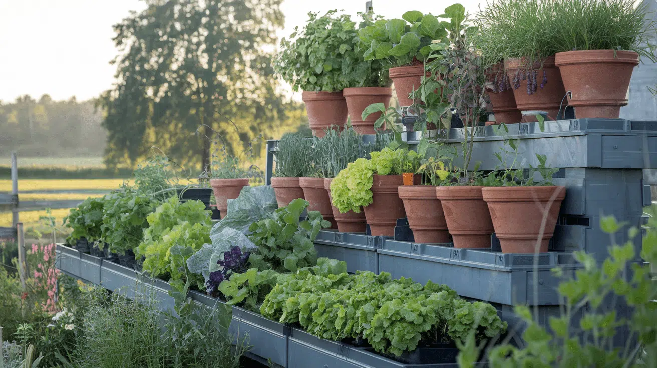 Vertical-and-Tired-Potager-garden