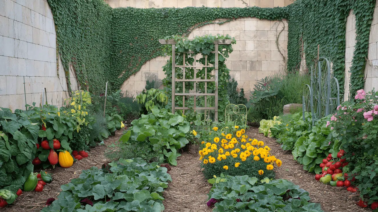 Walled-Courtyard-Potager-garden