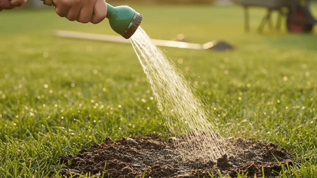 Water Lawn Lightly