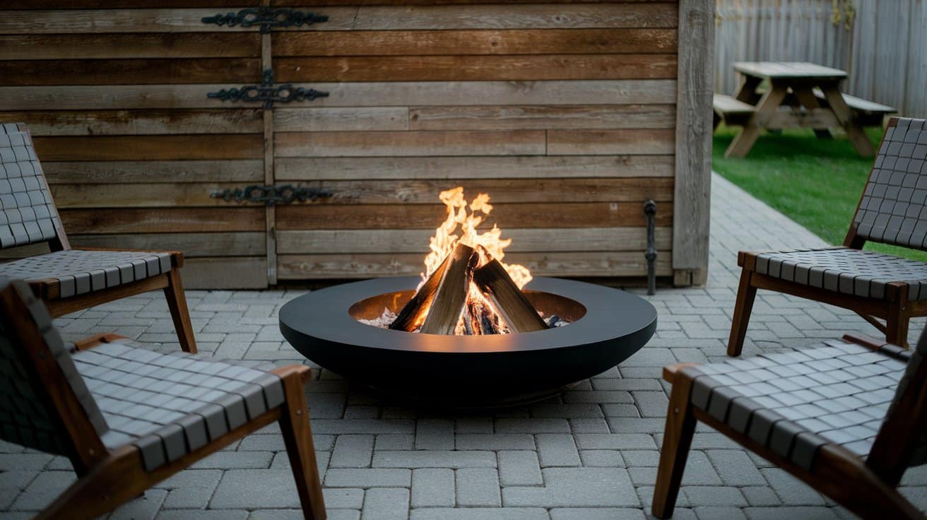 backyard firepit