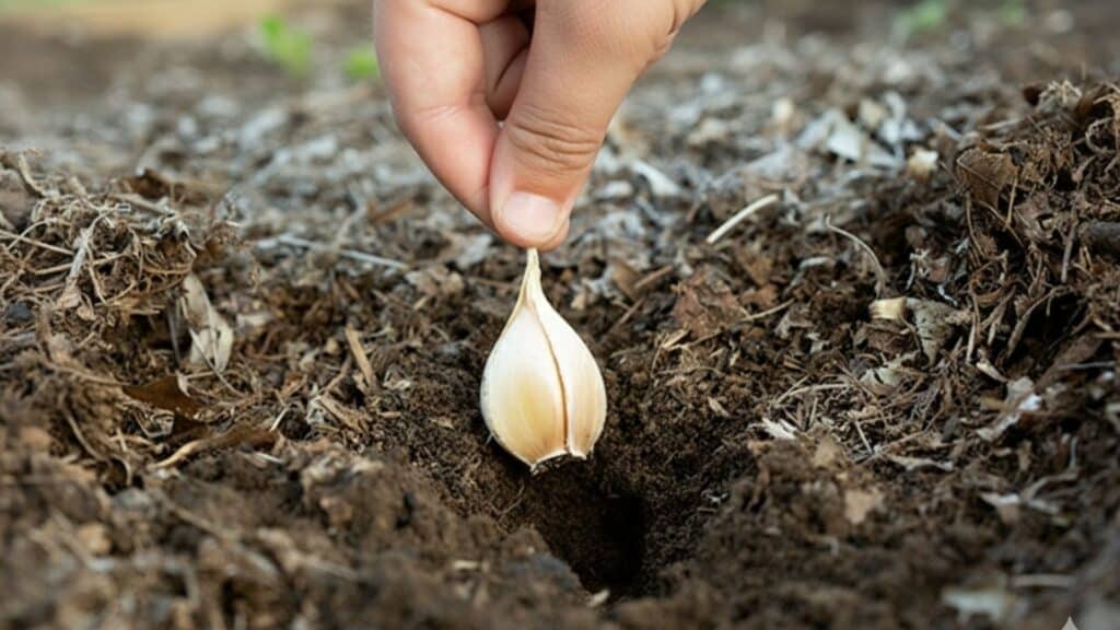 growing garlic from clove