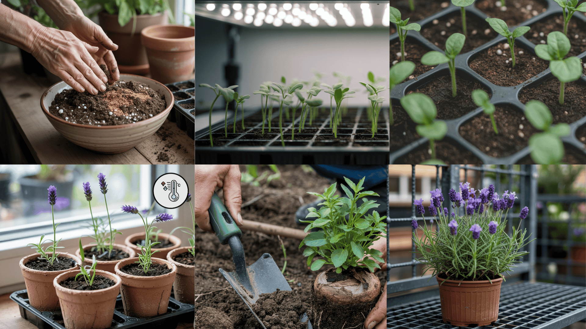 growing lavender from seed steps