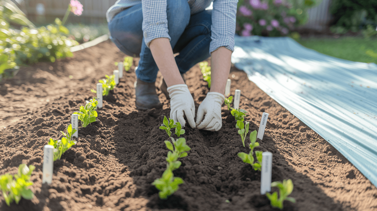 how deep to plant dahlia tubers