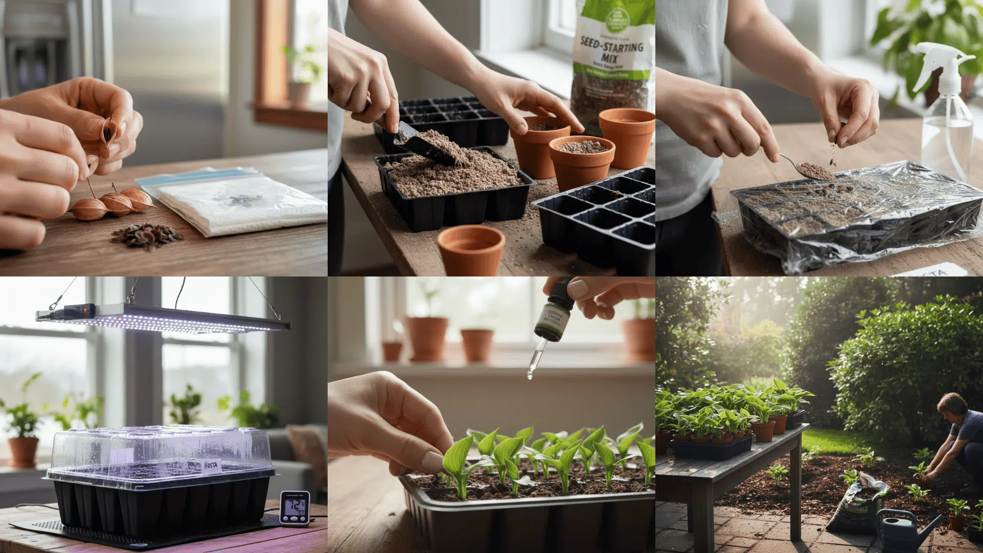 how do you plant hosta seeds