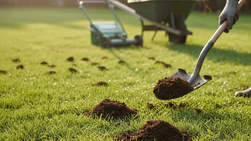 measure distribute compost