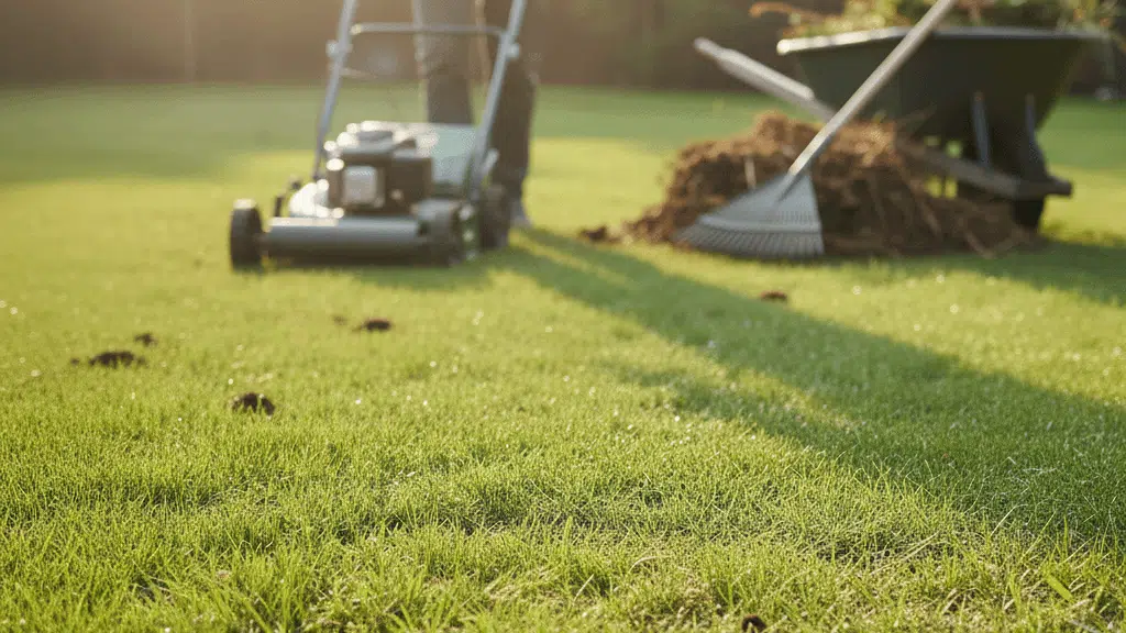 prepare the lawn