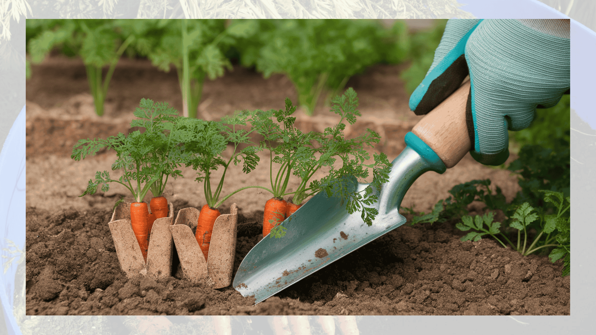 transplanting-carrot-seedlings