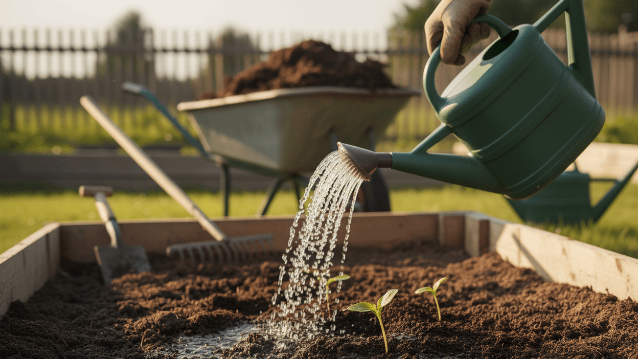 watering-sunflower