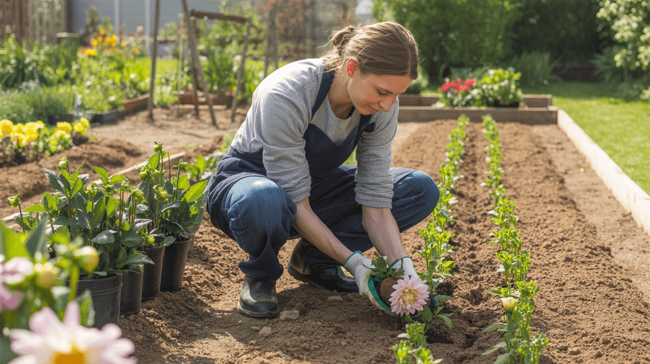 when to plant dahlia bulbs