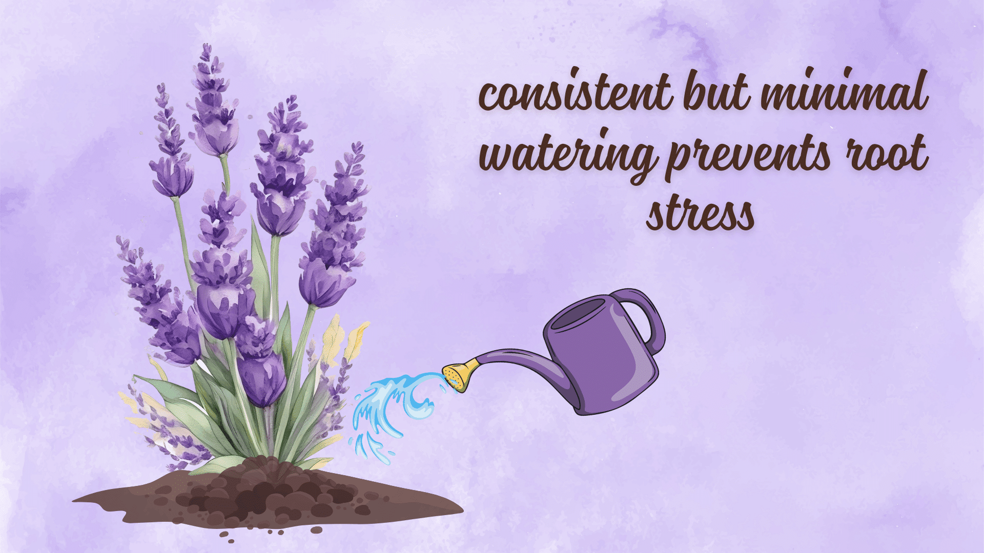 Water Lightly Afterward