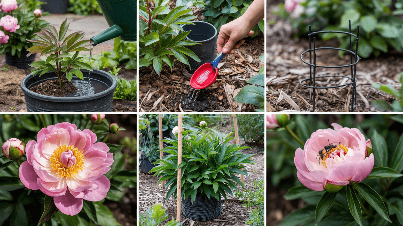 how deep do you plant peonies bulbs