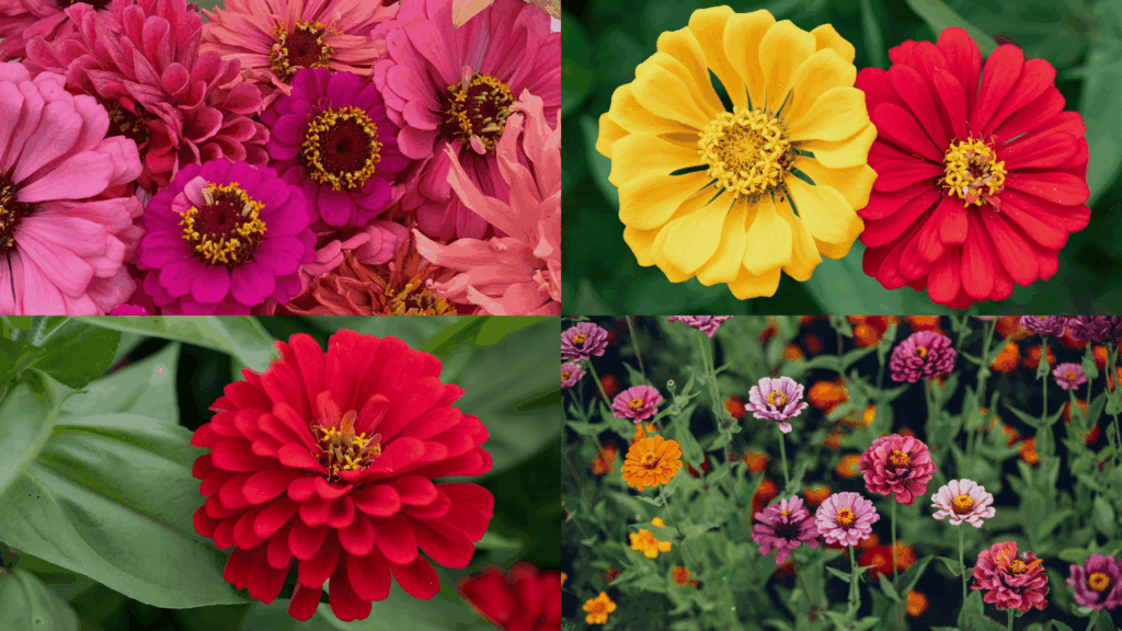 how tall do zinnias grow