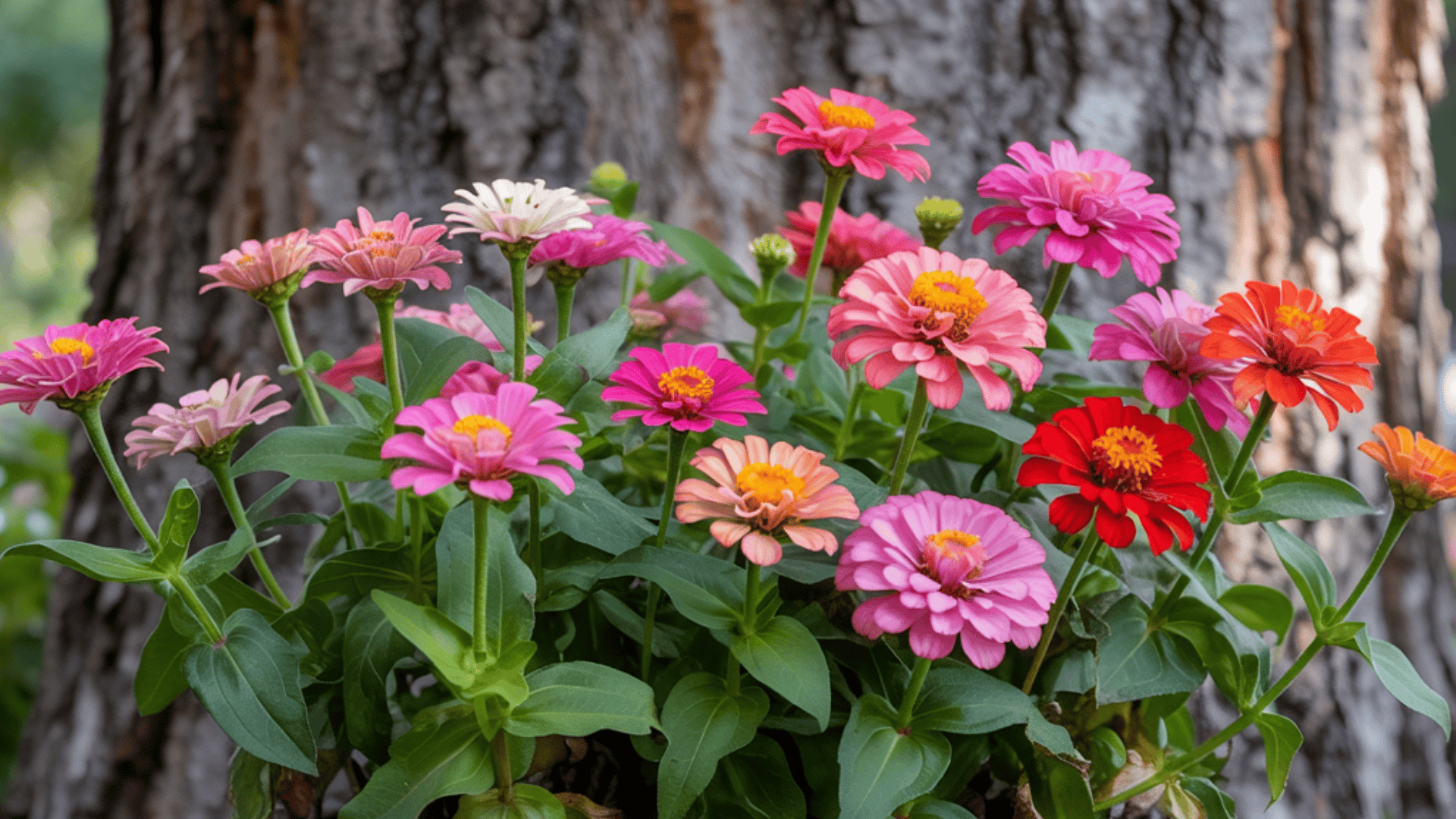 how to plant zinnia garden