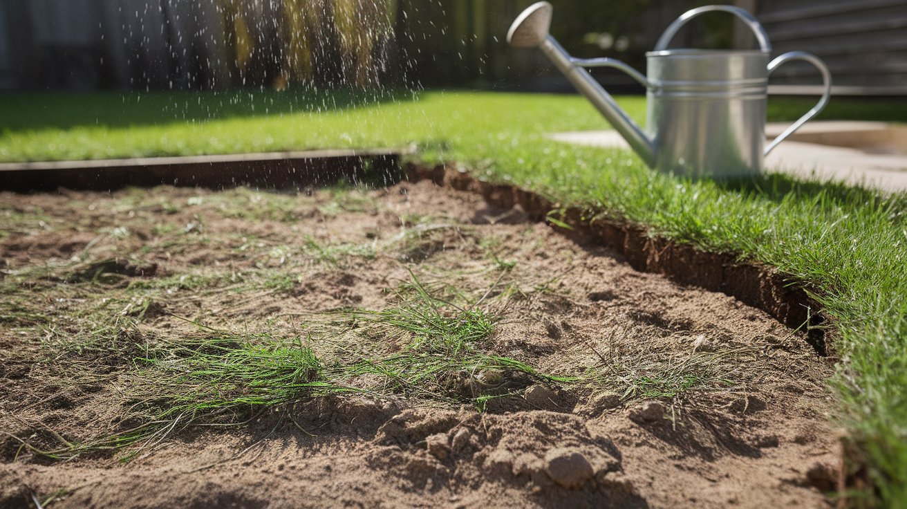 reseeding burned patchs