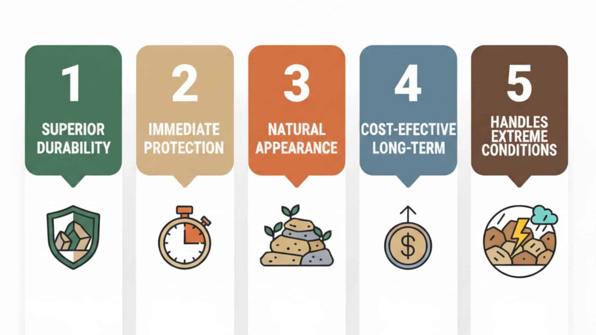 riprap erosion control benefits