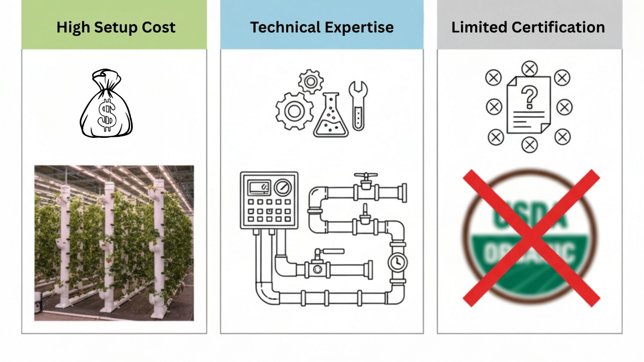 Drawbacks of Hydroponic Strawberries