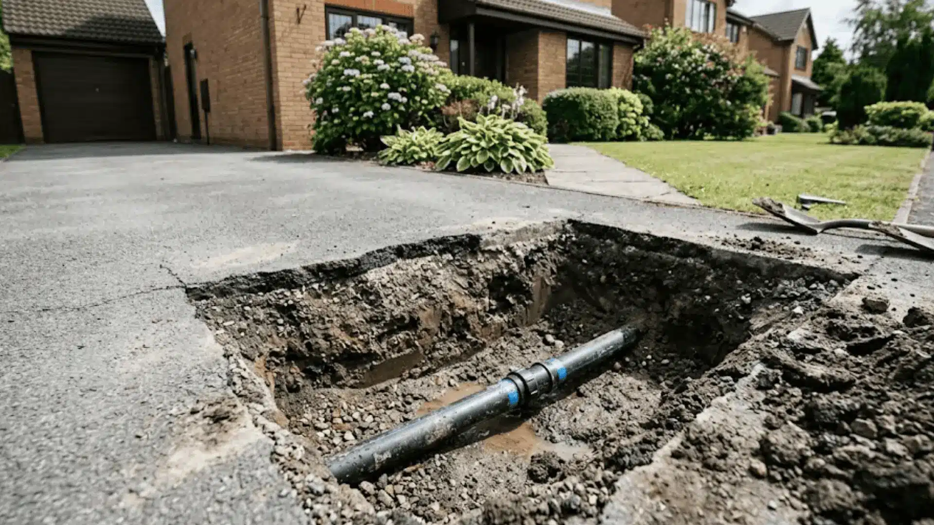 driveway-water-pipe-exposed-soil-residential