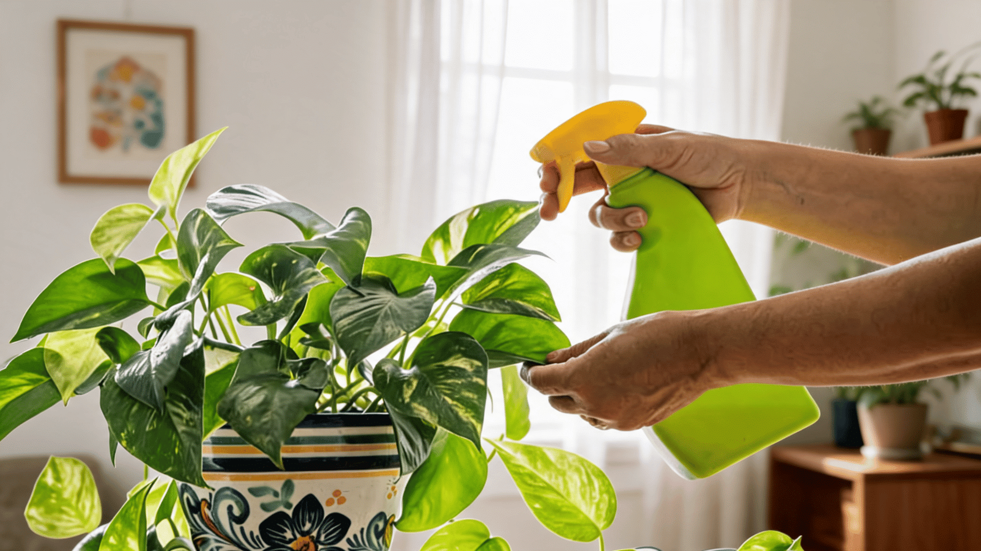 Watering-pothos
